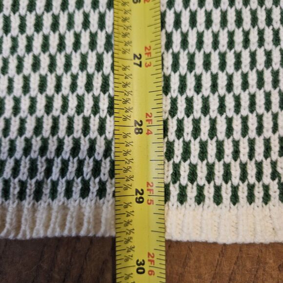 Designer Inspired Oversized V Neck LS Drop Shoulder Tunic Tops Green Sweater M - Picture 4 of 5